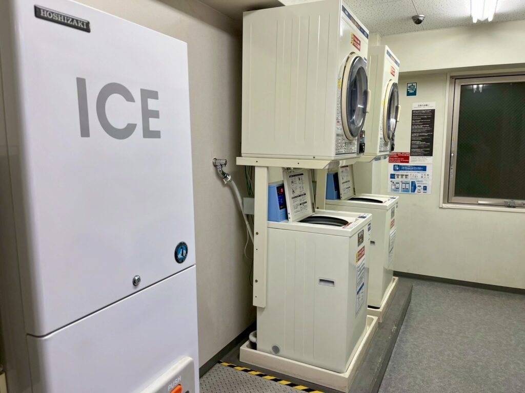 ランドリーと製氷機